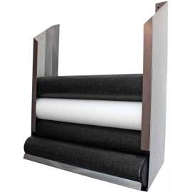 CanDo Foam Roller Wall-Mount Storage Rack - 36"L x 10"W x 40"H