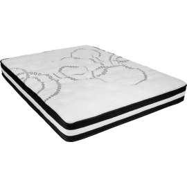 Flash Furniture Capri Comfortable Sleep 10" Hybrid Pocket Spring Mattress in Box, Queen Size