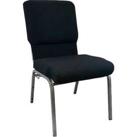 Flash Furniture 18-1/2"W Church Chair - Black - Advantage Series