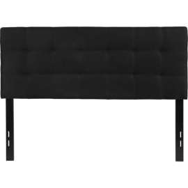 Flash Furniture Bedford Tufted Upholstered Headboard in Black, Full Size