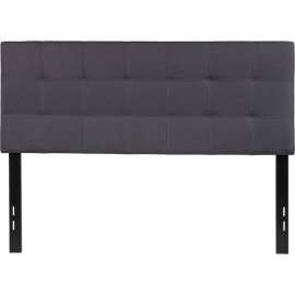 Flash Furniture Bedford Tufted Upholstered Headboard in Dark Gray, Full Size