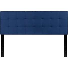 Flash Furniture Bedford Tufted Upholstered Headboard in Navy, Queen Size