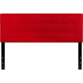 Flash Furniture Bedford Tufted Upholstered Headboard in Red, Queen Size