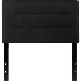 Flash Furniture Bedford Tufted Upholstered Headboard in Black, Twin Size