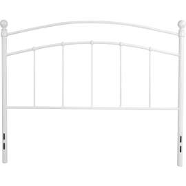 Flash Furniture Woodstock Decorative White Metal Headboard, Full Size