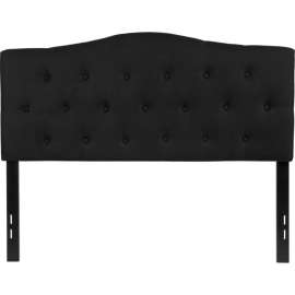 Flash Furniture Cambridge Tufted Upholstered Size Headboard in Black, Full