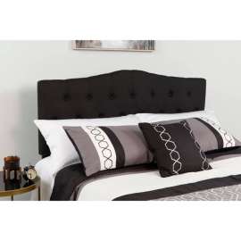 Flash Furniture Cambridge Tufted Upholstered Twin Size Headboard - Fabric - Black