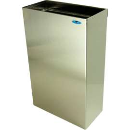 Frost Stainless Steel Wall Mount Trash Can, 11 Gallon