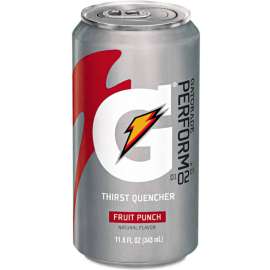 Gatorade  Can Fruit Punch Electrolyte Drink, 11.6 oz., 24/Carton