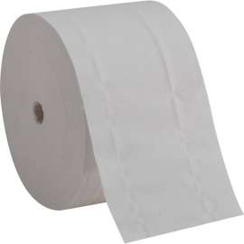 Compact Coreless 2-Ply Recycled Toilet Paper By GP Pro, 18 Rolls Per Package