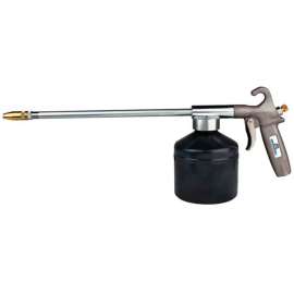 Guardair 83SG, Syphon Pneumatic Oil Gun W/12" Extension & 1 Qt screw-on, steel container