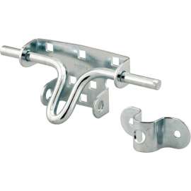 Prime-Line GD 52145 Slide Bolt Latch with Keeper and Fasteners, Steel