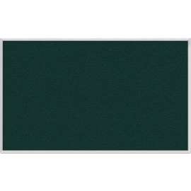 Ghent Bulletin Board - Vinyl - Aluminum Frame - 36"W x 24"H - Ebony