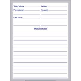 Ghent Hospital Patient Whiteboard - Magnetic - 24"H x 18"W