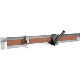 Ghent Cork Maprail - Single Pack - 2" x 96" - Aluminum Frame