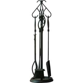 Pleasant Hearth Gothic 5-Piece Fireplace Toolset 666