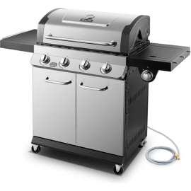 Dyna-Glo Premier 4 Burner Natural Gas Grill - Stainless Steel