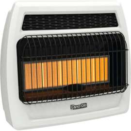 Dyna-Glo; Natural Gas Infrared Vent Free Thermostatic Heater IRSS30NGT-2N - 30,000 BTU