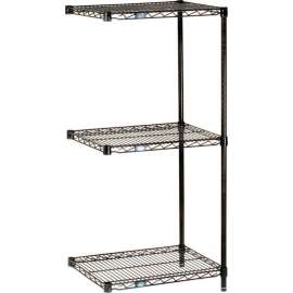Nexel Shelving Wire Shelving Add-On Unit, 36"W x 18"D x 34"H