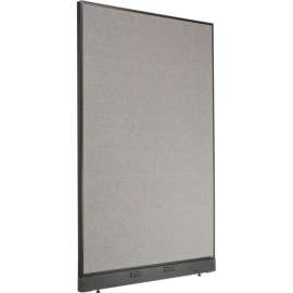 Interion Electric Office Partition Panel, 48-1/4"W x 100"H, Gray