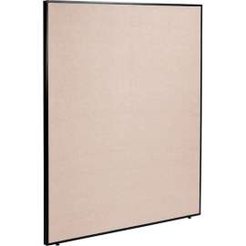 Office Partition Panel, 60-1/4"W x 72"H, Tan