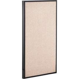Interion Office Partition Panel, 24-1/4"W x 42"H, Tan