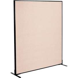 Interion Freestanding Office Partition Panel, 60-1/4"W x 96"H, Tan