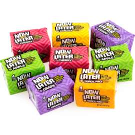 NOW AND LATER Long Lasting Fruity Taffy Original Mix, 60.7 oz