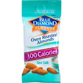 BLUE DIAMOND Oven Roasted Sea Salt Almonds On-The-Go Pouches, 0.625 oz, 42 Count