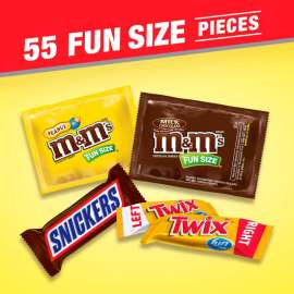 MARS Chocolate Favorites Fun Size Candy Bars Variety Mix 31.18-Ounce 55-Piece Bag