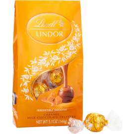 Lindor Caramel Milk Chocolate Truffles, 5.1 oz, 3 Pack