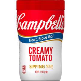 CAMPBELL'S On The Go Creamy Tomato Soup, 11.1 oz, 8 Count