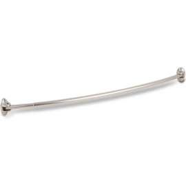 Honey Can Do 72" Brushed Nickel Curved Shower Rod - BTH-03382