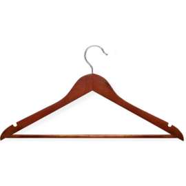 Suit Hanger, Cherry, 24-Pack