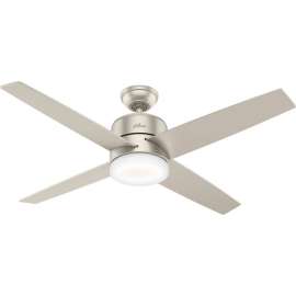 Hunter Fan 54" Advocate - Matte Nickel - 6069 CFM w/ LED Light Kit