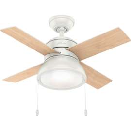 Hunter Fan 36" Loki-Fresh White - 2858 CFM w/ Light Kit