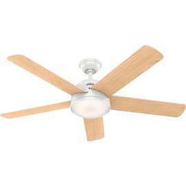 Hunter Fan 54" Romulus-Fresh White - 6154 CFM w/ Light Kit