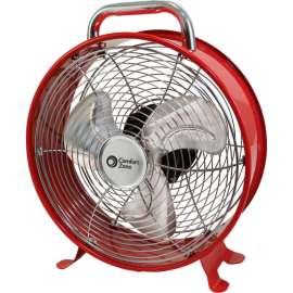 Comfort Zone CZDR12AS 12 Inch Decorative Metal Drum Fan, 4 pack, Assorted Colors