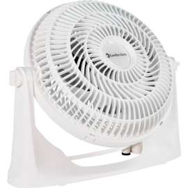 Comfort Zone Powr Curve Performance Turbo Fan, 9", White w/Gray Blades