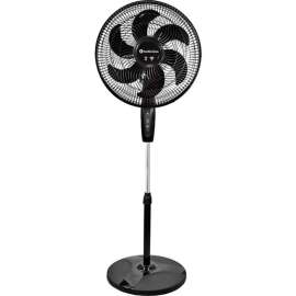 Comfort Zone Powr Curve SMART Wifi /Bluetooth Oscillating Pedestal Stand Fan, 18 ", Black