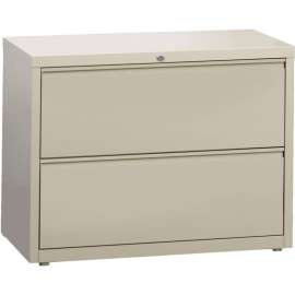 Hirsh Industries HL10000 Series Lateral File 36" Wide 2-Drawer - Putty