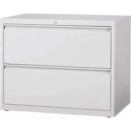Hirsh Industries HL10000 Series Lateral File 36" Wide 2-Drawer - Light Gray