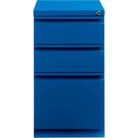 Hirsh Industries 20" Deep Box/Box/File Mobile Pedestal - Blue