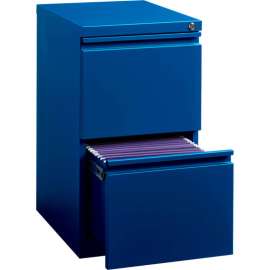 Hirsh Industries 20" Deep File/File Mobile Pedestal - Blue