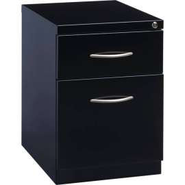 Hirsh Industries 20" Deep Mobile Pedestal, Box/File with Arch Pull Handles - Black