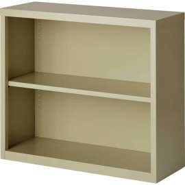 Hirsh 2 Shelf Bookcase 34-1/2"W x 13"D x 30"H, Putty