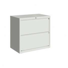Hirsh Industries 30" Wide 2-Drawer Lateral File Cabinet - White