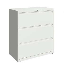 Hirsh Industries 36" Wide 3-Drawer Lateral File Cabinet - White