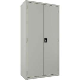 Hirsh Industries Janitorial Cabinet, 18"D x 36"W x 72"H - Light Gray