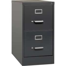 Hirsh Industries 26-1/2" Deep 2-Drawer Letter-Size Vertical File Cabinet - Charcoal